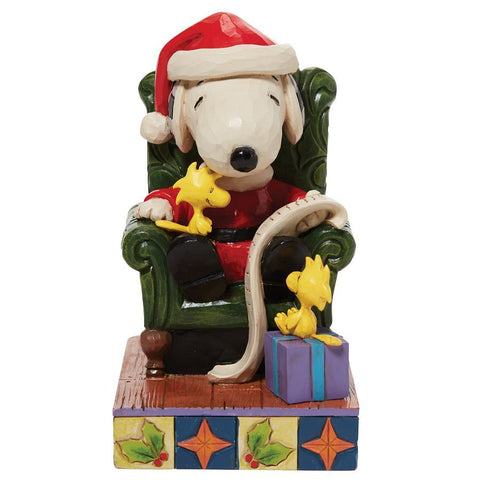 Santa Snoopy with Woodstocks