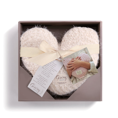 The Giving Heart Pillow-Ivory