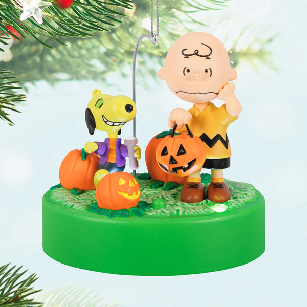 Hallmark The Peanuts® Gang Trick-or-Treating Pals Ornament With Light and Sound