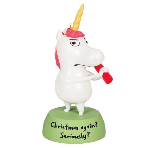 Hallmark Meh Unicorn Ornament