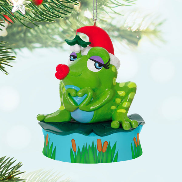 Hallmark Mistle-Toad Ornament With Sound