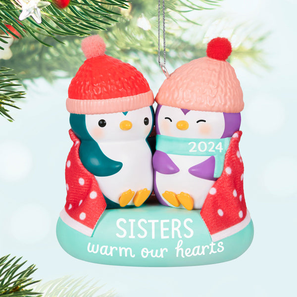 Hallmark Sisters Warm Our Hearts 2024 Ornament