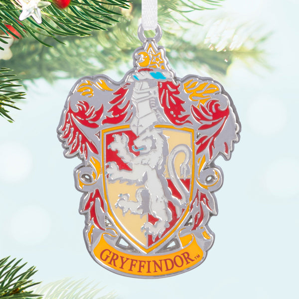 Hallmark Harry Potter™ Hogwarts™ House Crest Metal Ornaments, Set of 4