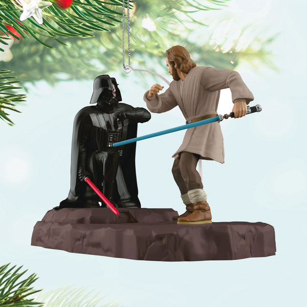 Hallmark Star Wars: Obi-Wan Kenobi™ Face-Off With Darth Vader™ Ornament With Sound