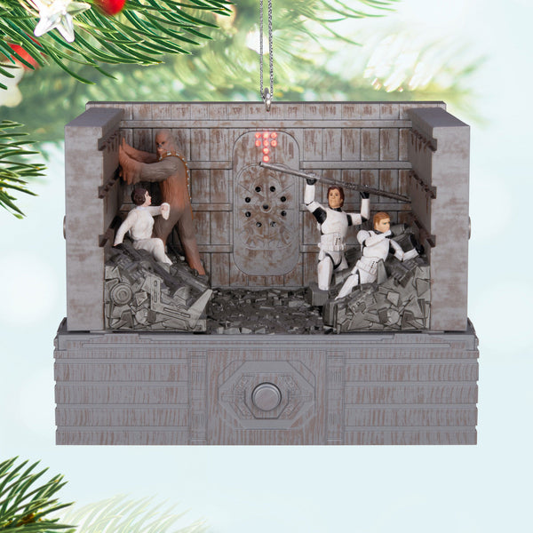 Hallmark Star Wars: A New Hope™ "Shut Down the Garbage Mashers!" Ornament With Light, Sound and Motion