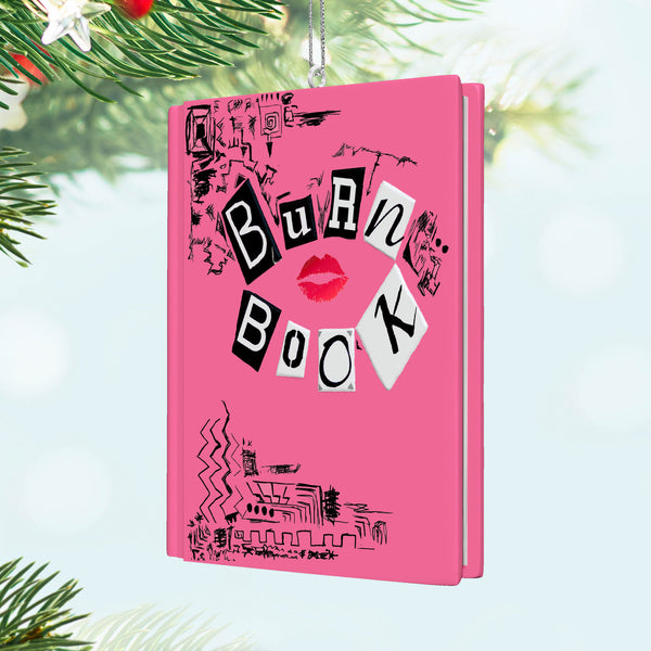 Hallmark Mean Girls The Burn Book Ornament