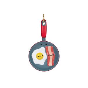 Hallmark Mini Better Together Bacon and Eggs Ornament, 1.38"