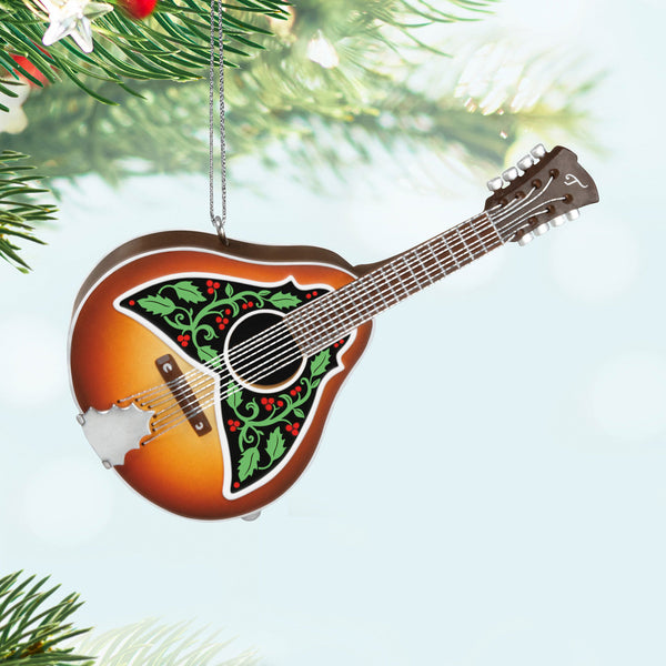 Hallmark Mini Merry Mandolin Musical Ornament, 1.31"