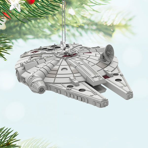 Hallmark Mini Star Wars™ Millennium Falcon™ Ornament, 0.43"