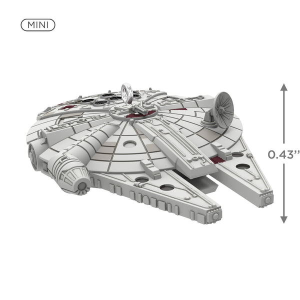 Hallmark Mini Star Wars™ Millennium Falcon™ Ornament, 0.43"