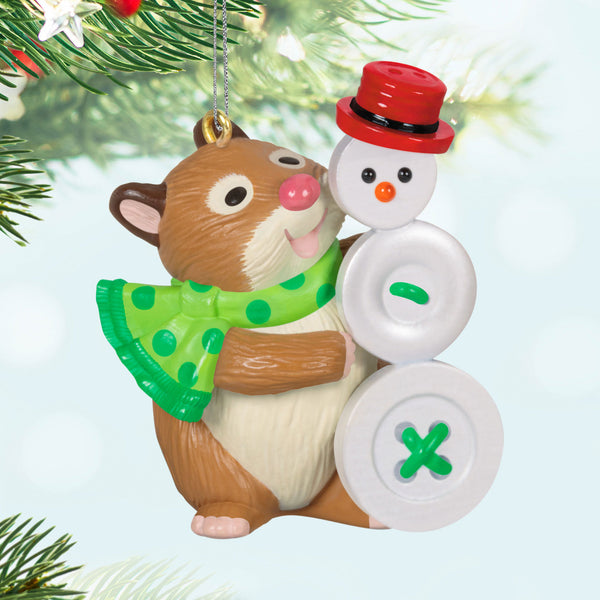 Hallmark Cute as a Button Ornament