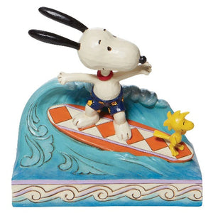 Snoopy & Woodstock Surfing